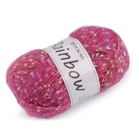 Fire de tricotat Mohair Rainbow 100 g - 1 buc. | Mimib