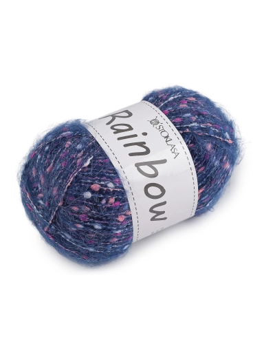 Fire de tricotat Mohair Rainbow 100 g - 1 buc. | Mimib