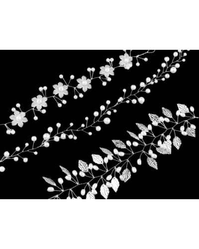 Ornament de par cu perle - 1 buc. | Mimib