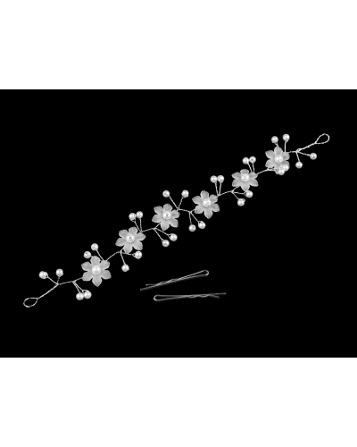 Ornament de par cu perle - 1 buc. | Mimib