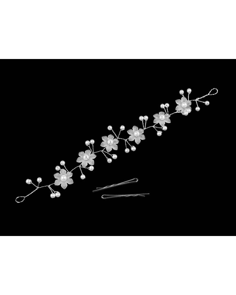 Ornament de par cu perle - 1 buc. | Mimib