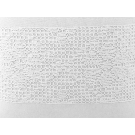 Fata de perna cu dantela 45x45 cm - 2 buc. | Mimib