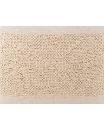 Fata de perna cu dantela 45x45 cm - 2 buc. | Mimib