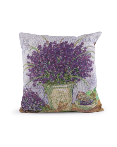 Gobelínová obliečka na vankúš kvety 45x45 cm - 1 ks