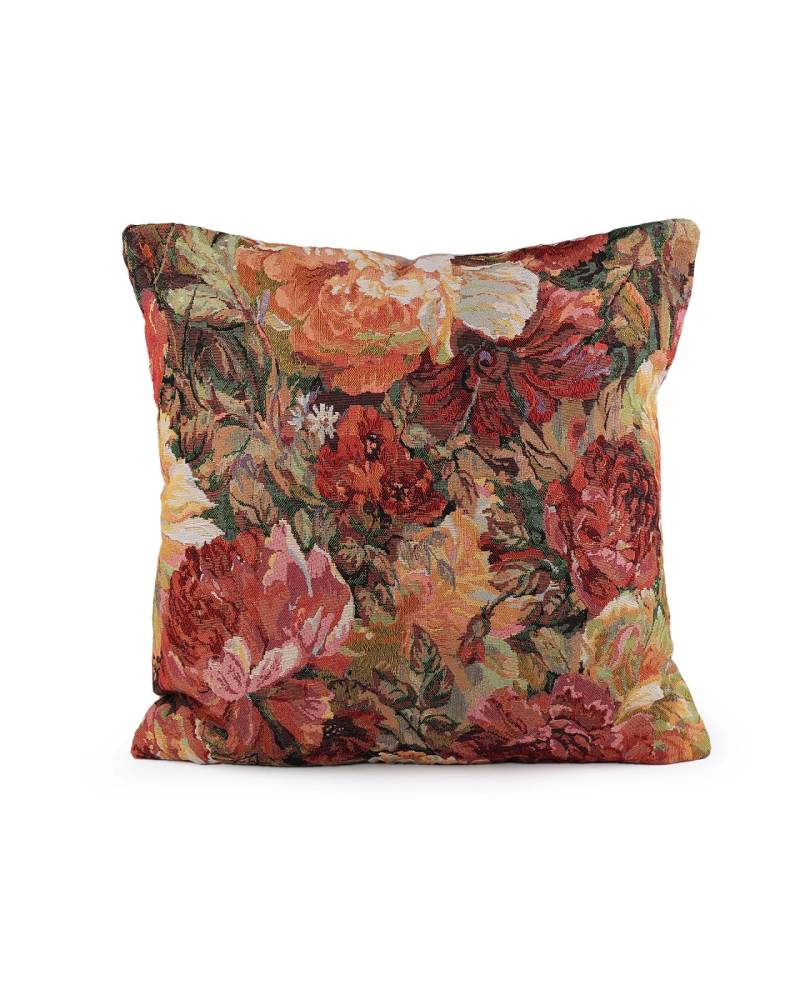 Fata de perna goblen flori 45x45 cm - 1 buc. | Mimib