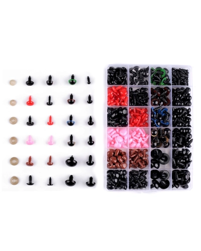 Set de ochi si nasuri cu siguranță pentru jucării 420 seturi - 1 set | Mimib