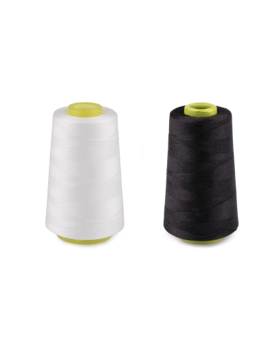 Fire de poliester pentru overlock și cusut clasic bobină 3000 de metri PES 40S/2 - 1 buc. | Mimib