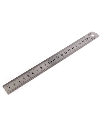 Rigla metalica lungime 20 cm - 1 buc. | Mimib