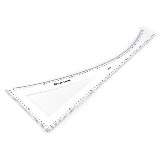 Rigla de croitorie lungime 60 cm - 1 buc. | Mimib