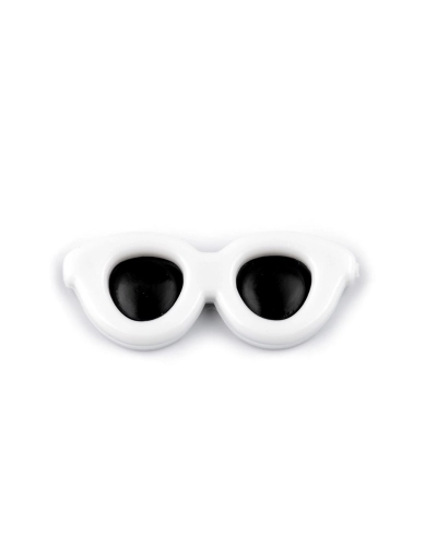 Mini ochelari pentru lipirea / decorarea figurinelor 30x12 mm - 10 buc. | Mimib