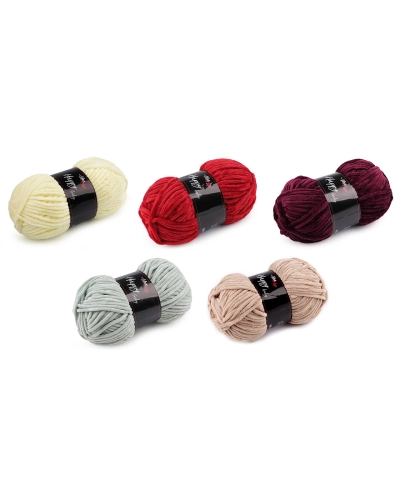 Fire de tricotat chenille Happy Baby 100 g - 1 buc. | Mimib