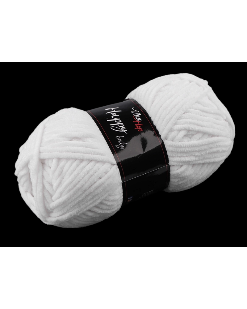 Fire de tricotat chenille Happy Baby 100 g - 1 buc. | Mimib
