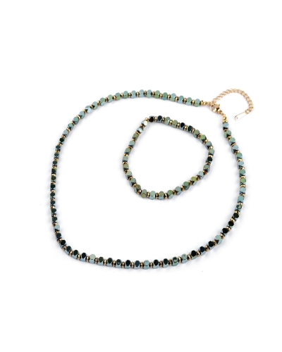 Set colier si bratara din hematit - 1 set | Mimib