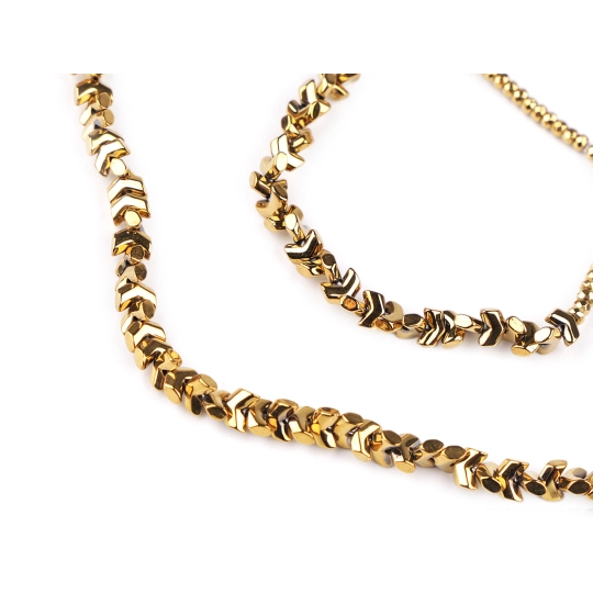 Set colier si bratara din hematit - 1 set | Mimib