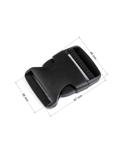 Spona trojzubec šírka 38 mm - 2 pár | Mimib
