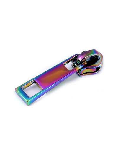 Cursor pentru fermoare spiralate No 6 curcubeu - 5 buc. | Mimib