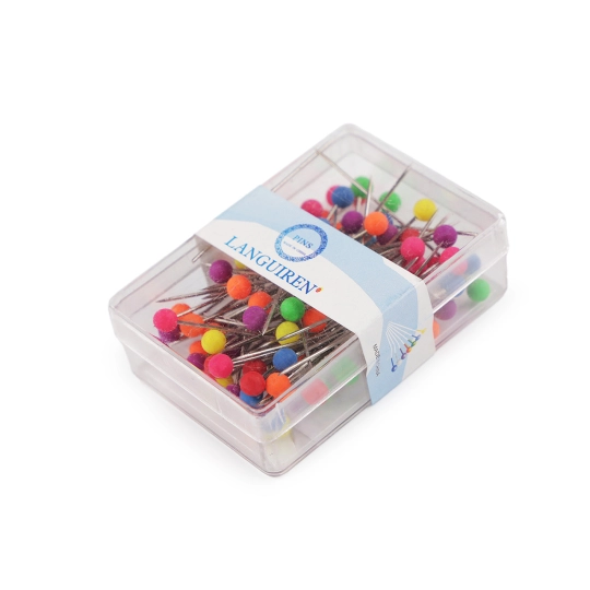 Bolduri cu cap din plastic, lungime 38 mm - 1 cutie | Mimib