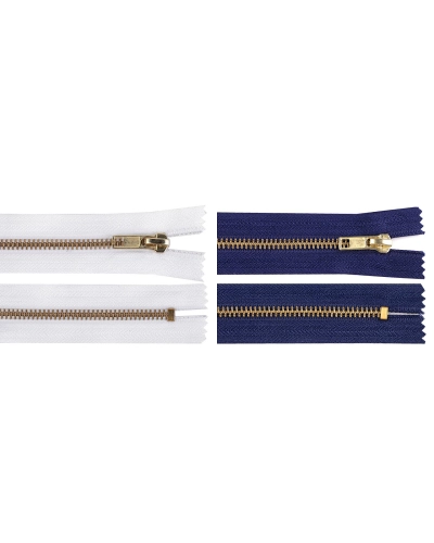 Fermoar metalic No 5 lungime 18 cm (blugi) - 1 buc. | Mimib