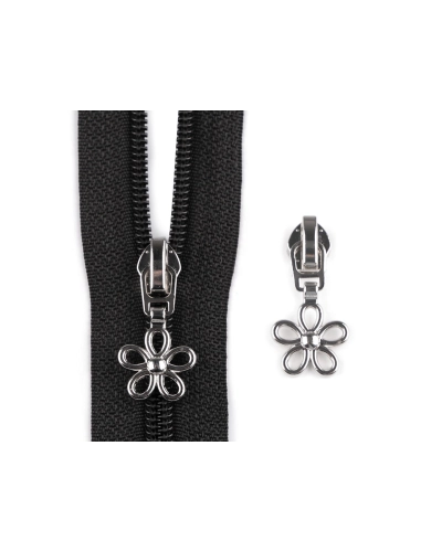 Cursor pentru fermoare spiralate No 7 floare - 3 buc. | Mimib
