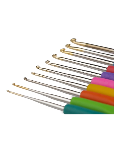 Set de croșete cu manere de silicon - 1 set | Mimib