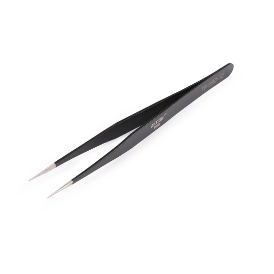 Penseta metalica cu varf subtire, dreapta, curbata, 13,5 cm - 1 buc. | Mimib