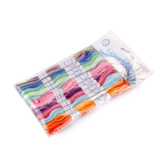 Set broderie fire tip mouline mélír 12 buc/8 m - 12 buc. | Mimib