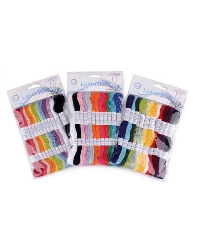 Set fire de broderie tip mouline 12 buc/8 m - 12 buc. | Mimib