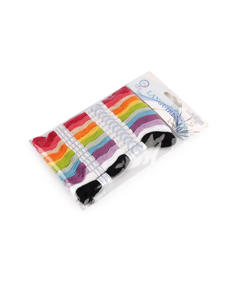 Set fire de broderie tip mouline 12 buc/8 m - 12 buc. | Mimib