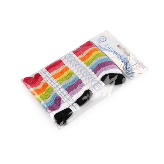Set fire de broderie tip mouline 12 buc/8 m - 12 buc. | Mimib
