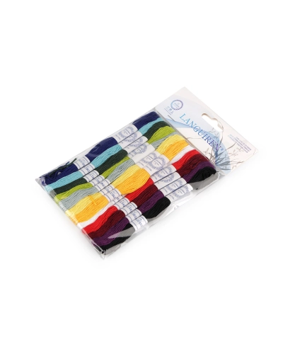 Set fire de broderie tip mouline 12 buc/8 m - 12 buc. | Mimib