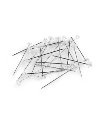 Bolduri decorative din oțel inoxidabil lungime 38 mm diamant - 1 cutie | Mimib