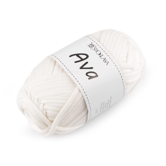 Fir de tricotat Ava / rotund pentru confectionarea de sacose si cosuri 100 g - 1 buc. | Mimib