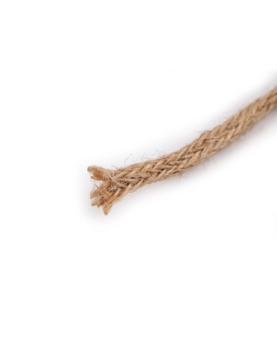Snur împletit din iută Ø6 mm - 1 m | Mimib