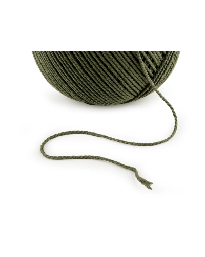 Fire de bumbac macrame Ø2 mm - 1 buc. | Mimib