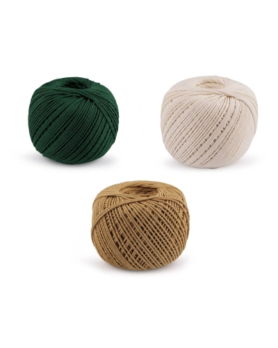 Fire de bumbac macrame Ø2 mm - 1 buc. | Mimib