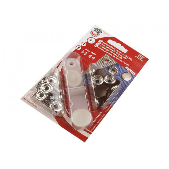 Capse metalice cu aplicator, diverse culori, Ø15 mm | Mimib