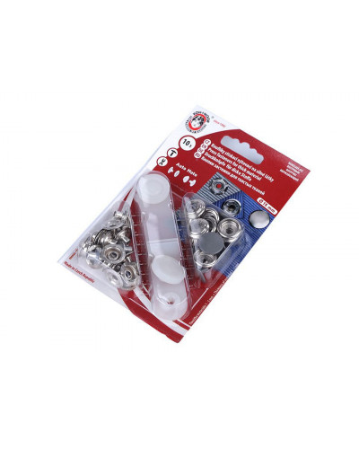 Capse metalice cu aplicator, diverse culori, Ø15 mm | Mimib