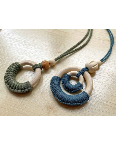 Fire de tricotat din bumbac macrame Naty Ø3 mm - 1 buc. | Mimib