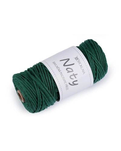Fire de tricotat din bumbac macrame Naty Ø3 mm - 1 buc. | Mimib