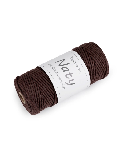 Fire de tricotat din bumbac macrame Naty Ø3 mm - 1 buc. | Mimib