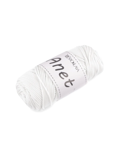 Fire de tricotat si crosetat Anet macrame Ø2 mm 90 g - 1 buc. | Mimib