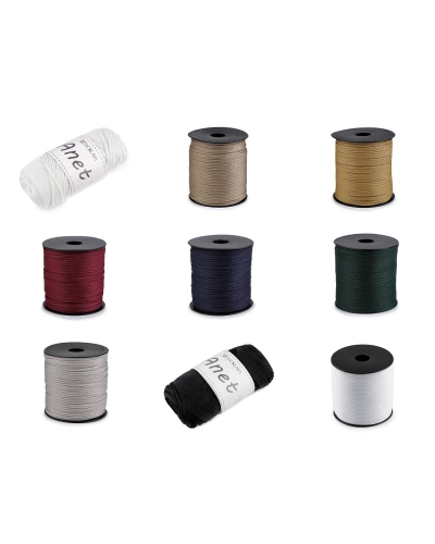 Fire de tricotat si crosetat Anet macrame Ø2 mm 90 g - 1 buc. | Mimib