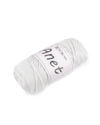 Fire de tricotat si crosetat Anet macrame Ø2 mm 90 g - 1 buc. | Mimib