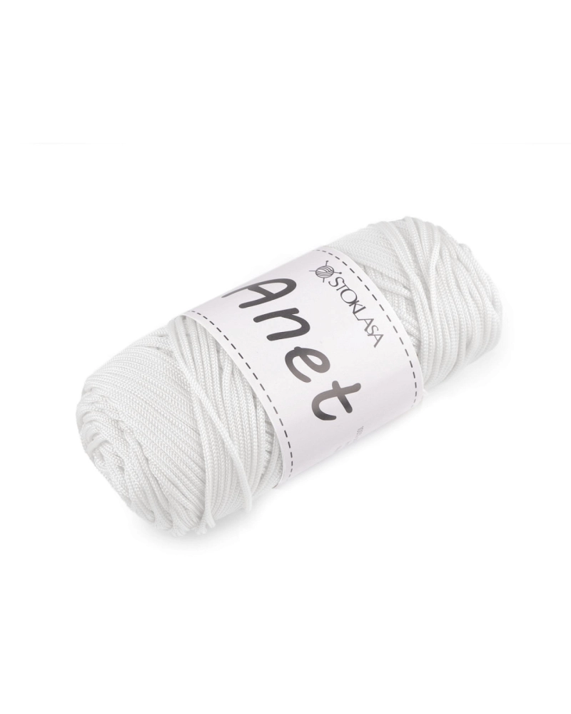 Fire de tricotat si crosetat Anet macrame Ø2 mm 90 g - 1 buc. | Mimib