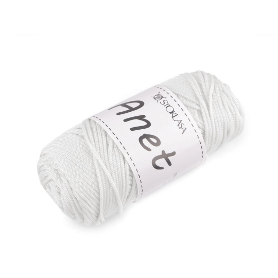 Fire de tricotat si crosetat Anet macrame Ø2 mm 90 g - 1 buc. | Mimib