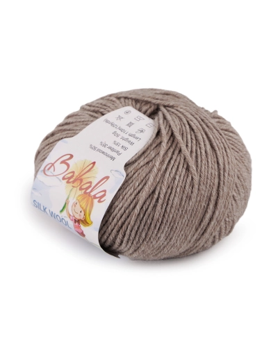 Fire de tricotat din lână, mătăsoasă Babala 50 g - 1 buc. | Mimib