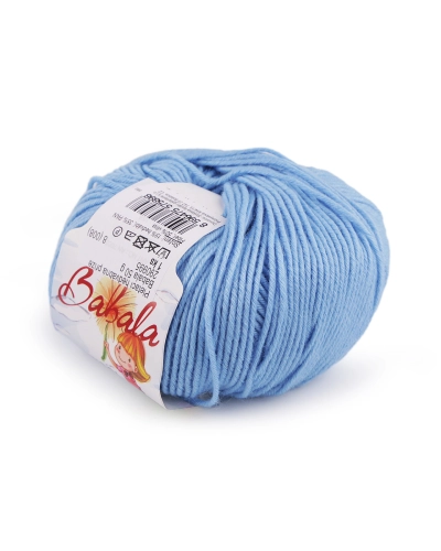 Fire de tricotat din lână, mătăsoasă Babala 50 g - 1 buc. | Mimib