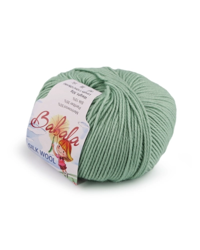 Fire de tricotat din lână, mătăsoasă Babala 50 g - 1 buc. | Mimib