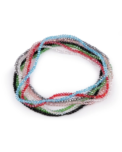 Colier elastic cu strasuri - 1 buc. | Mimib