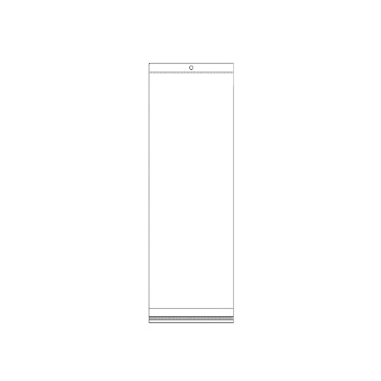 Punga PP cu clapeta adeziva si agatatoare 12x30 cm - 100 buc. | Mimib